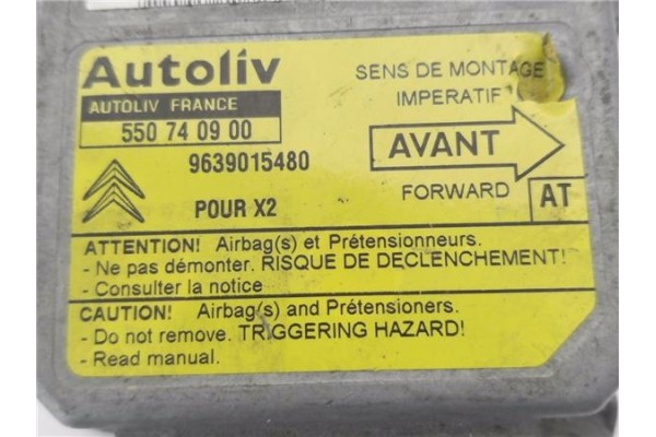 Recambio de centralita airbag para citroen xantia berlina 1.6 sx referencia OEM IAM 9639015480 550740900 