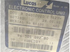 Recambio de centralita para citroen xantia berlina 2.1 turbo d 12v referencia OEM IAM 9630509280 R04010020C 