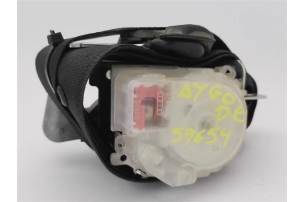Recambio de cinturon seguridad delantero izquierdo para toyota aygo (kgb/wnb) 1.0 básico referencia OEM IAM   