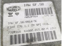 Recambio de centralita para fiat i punto (176) berlina 1.1 55 6-speed referencia OEM IAM IAW6FSB 6160201502 