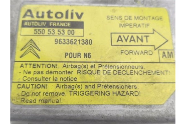 Recambio de centralita airbag para citroen xsara berlina 1.9 d referencia OEM IAM 9633621380 550535300 