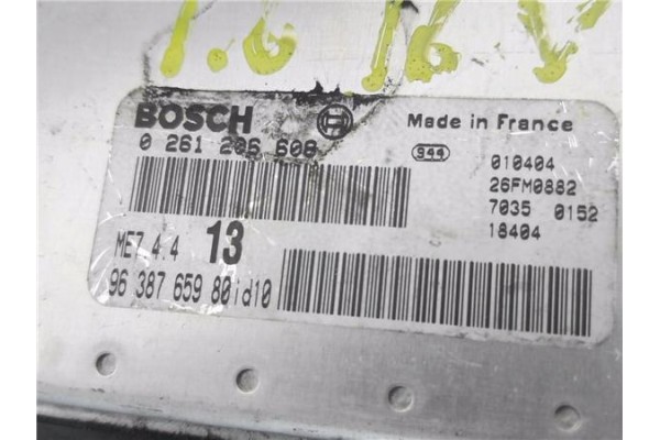 Recambio de centralita para citroen xsara berlina 1.6 16v referencia OEM IAM 9638765980 261206608 