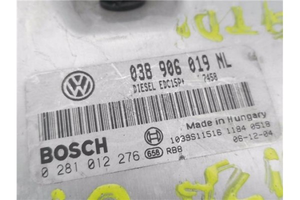 Recambio de centralita para seat ibiza (6l1) 1.9 tdi referencia OEM IAM 038906019NL 281012276 