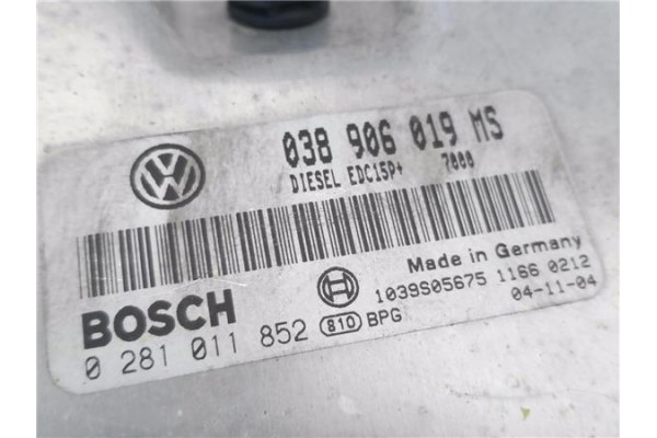 Recambio de centralita para seat ibiza (6l1) 1.9 tdi cupra r referencia OEM IAM 0389069019MS 281011852 