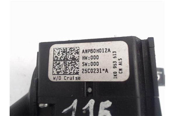 Recambio de mando intermitencia para volkswagen golf v plus (5m1) referencia OEM IAM 1K0953513  1K0953513E , AUDI | 1K0953513E ,