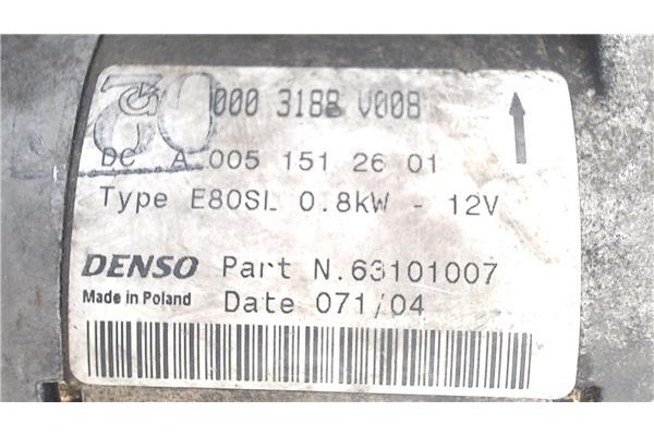 Recambio de motor arranque para smart for two 0.7 referencia OEM IAM 0003188V008  