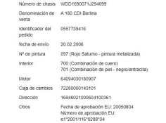 mercedes-benz clase a (bm 169) del año 2006