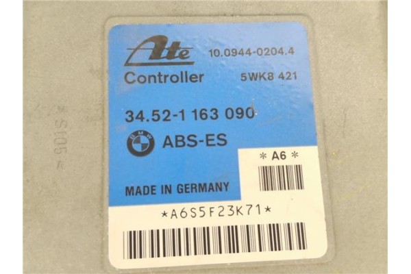 Recambio de centralita abs para bmw serie 3 berlina (e36) 1.7 318tds referencia OEM IAM 34521163090 10094402044 