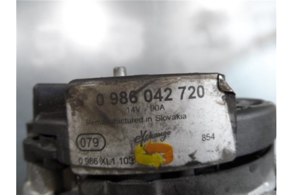 Recambio de alternador para renault megane i (ba0/1_) 1.6 16v (ba11, ba04, ba0b, ba1j) referencia OEM IAM BOSCH 0986042720 
