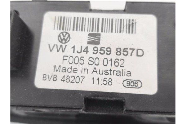 Recambio de mando elevalunas delantero izquierdo para seat toledo (1m2) 1.8 20v referencia OEM IAM 1J4959857D F005S00162 