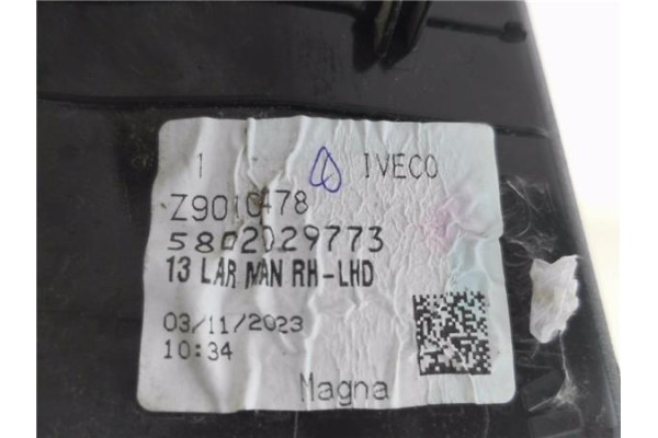 Recambio de retrovisor electrico derecho para iveco daily chasis 2.3 referencia OEM IAM 5802029773 E9034362 