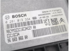 Recambio de centralita para citroen c4 picasso 1.6 hdi referencia OEM IAM 9666986680 0281013334 