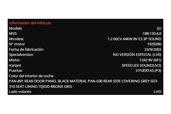 fiat ii punto (188) berlina del año 2004