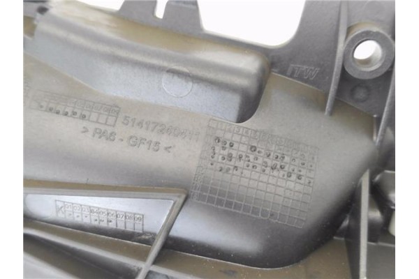 Recambio de manilla int. puerta trasero izquierda para bmw serie 1 berlina 5p (f20) 2.0 116d referencia OEM IAM 51417240411  