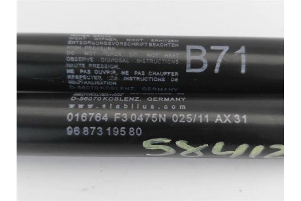 Recambio de amortiguador porton para citroen c4 berlina 1.6 exclusive referencia OEM IAM   