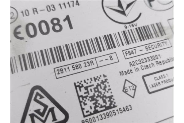 Recambio de autoradio para renault grand scénic iii (jz0/1_) 1.5 dci referencia OEM IAM 281158023R 1439127979 