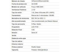 ford focus (daw, dbw) del año 2000