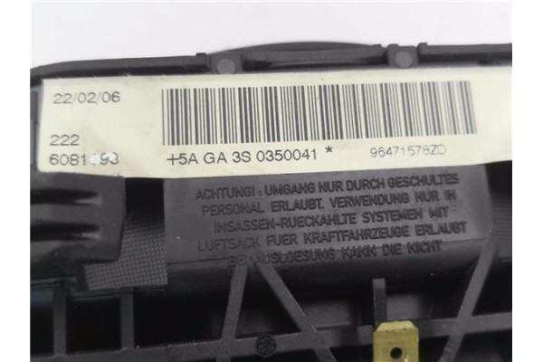 Recambio de airbag volante para citroen c4 coupe 1.6 16v referencia OEM IAM 96471578ZD  