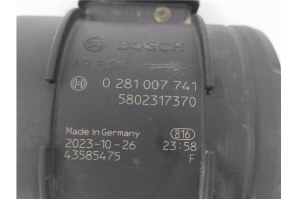 Recambio de caudalimetro para iveco daily chasis 2.3 referencia OEM IAM 5802317370 281007741 