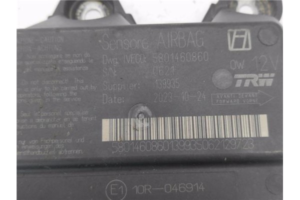 Recambio de kit airbag para iveco daily chasis 2.3 referencia OEM IAM 34282821D 5801460860 