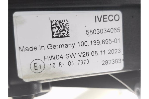 Recambio de palanca de cambio para iveco daily chasis 2.3 referencia OEM IAM 5803034065  