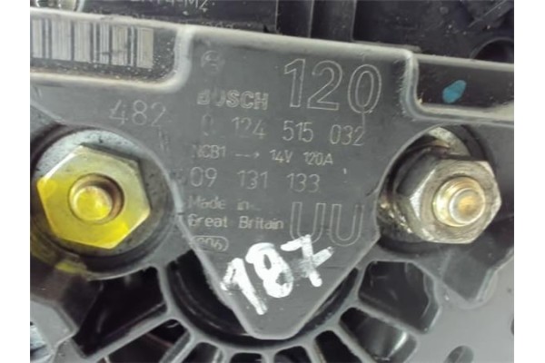 Recambio de alternador para opel zafira a 2.0 club referencia OEM IAM 09131133 0124515032 24436224 , OPEL | 6204116 , OPEL