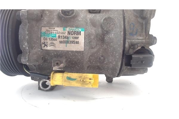 Recambio de compresor aire acond. para peugeot 308 sw 1.6 hdi 84kw 114cv referencia OEM IAM 9800839580  