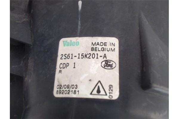 Recambio de faro antiniebla derecho para ford fiesta (cbk) referencia OEM IAM  2S6115K201A 438 , FIAT | 456 , FIAT | 36 , FORD |