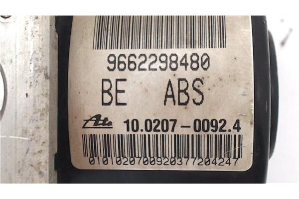 Recambio de nucleo abs para peugeot 207 1.4 16v referencia OEM IAM 9662298480  
