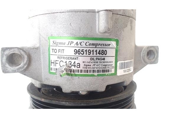 Recambio de compresor aire acond. para peugeot 308 sw 1.6 hdi referencia OEM IAM 6453WK  