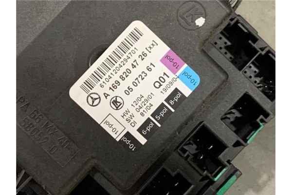 Recambio de mecanismo elevalunas trasero izquierdo para mercedes-benz clase a (bm 169) 2.0 a 180 cdi (169.007) referencia OEM IA