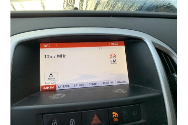 Recambio de pantalla para opel astra j berlina 5p 1.6 selective referencia OEM IAM 42353388  