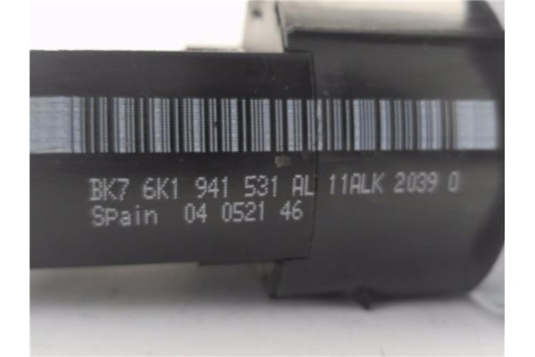 Recambio de mando de luces para seat ibiza (6k1) 1.9 tdi referencia OEM IAM 6K1941531AL56J  