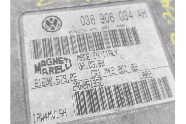 Recambio de centralita para seat ibiza (6l1) 1.4 16v referencia OEM IAM 036906034AH 6160067902 
