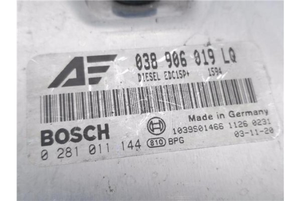 Recambio de centralita para seat alhambra (7v8) 1.9 tdi referencia OEM IAM 038906019LQ 281011144 