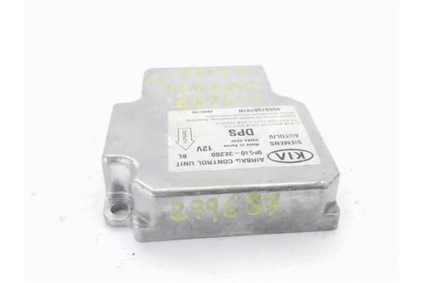 Recambio de centralita airbag para kia sorento (bl) 2.5 crdi referencia OEM IAM 959103E200 5WK43245 
