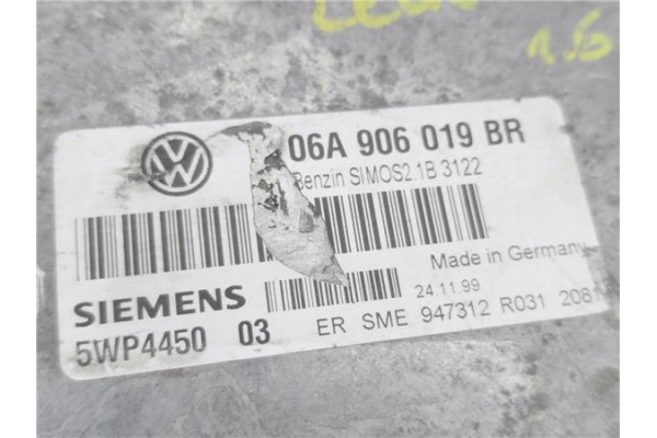 Recambio de centralita para seat leon (1m1) 1.6 referencia OEM IAM 06A906019BR 5WP4450 