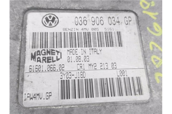 Recambio de centralita para volkswagen polo iv (9n1) 1.4 16v referencia OEM IAM 036906034GP 6160106602 