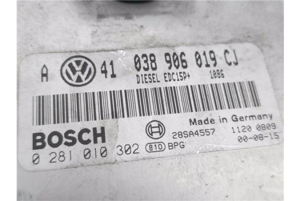Recambio de centralita para volkswagen golf iv berlina (1j1) 1.9 conceptline referencia OEM IAM 038906019CJ 281010302 