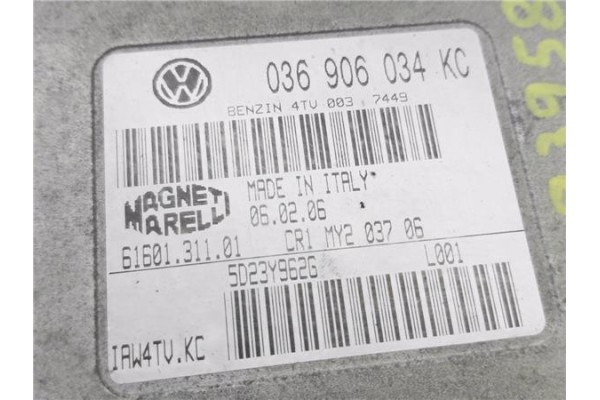 Recambio de centralita para seat ibiza (6l1) 1.4 16v referencia OEM IAM 036906034KC 6160131101 