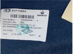 Recambio de bandeja trasero para dacia sandero stepway 2017-2020 1.0 sce stepway 75 (b8jc, b8jd) referencia OEM IAM 794205491R  