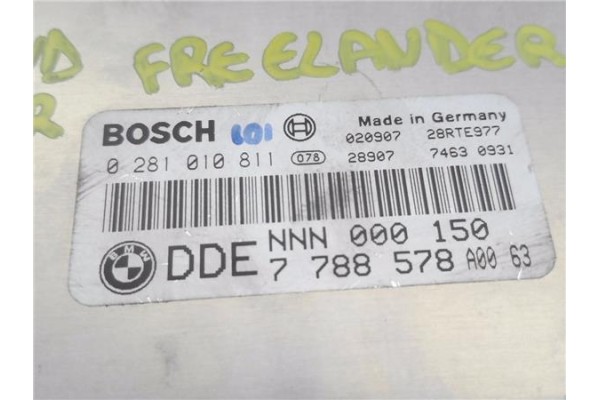 Recambio de centralita para land rover freelander (ln) 2.0 di referencia OEM IAM DDE7788578 281010811 