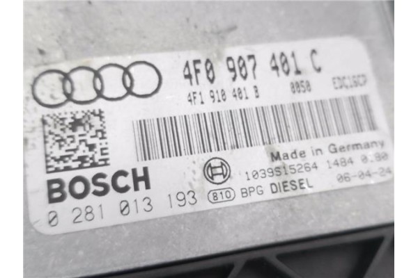 Recambio de centralita para audi a6 avant (4f5) 2.7 tdi referencia OEM IAM 4F0907401C 281013193 
