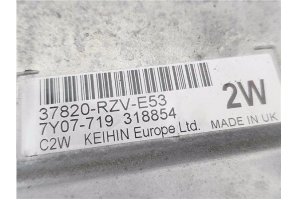 Recambio de centralita para honda cr-v iii 2.0 i referencia OEM IAM 37820RZVE53  