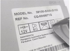 Recambio de autoradio para honda cr-v iii 2.0 i referencia OEM IAM 39100SWAG102  