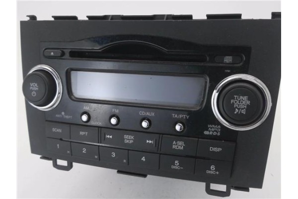 Recambio de autoradio para honda cr-v iii 2.0 i referencia OEM IAM 39100SWAG102  