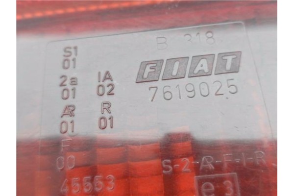 Recambio de piloto trasero izquierdo para fiat tempra (159) berlina 1.4 i.e. referencia OEM IAM 7619025  