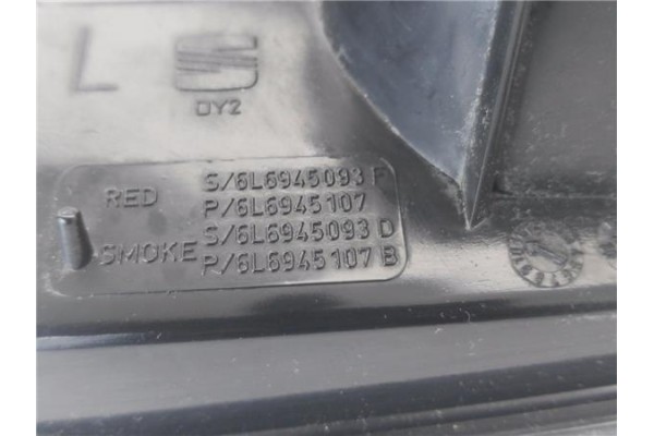 Recambio de piloto porton trasero izquierdo para seat ibiza (6l1) 1.9 tdi referencia OEM IAM 6L6945093F 6L6945107 