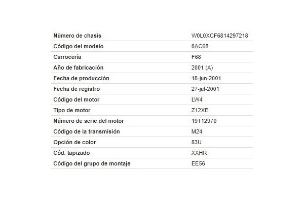 opel corsa c del año 2011