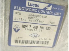 Recambio de centralita para renault trafic furgón (txx) 1.9 d referencia OEM IAM 7700106482 R04080016C 